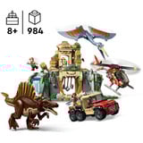 LEGO Jurassic World Luftmission: Spinosaurus og quetzalcoatlus, Bygge legetøj Byggesæt, 8 År, Plast, 984 stk, 1,77 kg