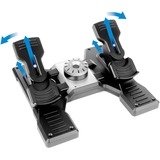 Logitech Flight Rudder Pedals Sort, Sølv USB 2.0 Flysimulator Analog/digital PC, Pedaler Flysimulator, PC, Analog/digital, Ledningsført, USB 2.0, Sort, Sølv