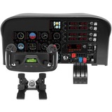 Logitech Flight Rudder Pedals Sort, Sølv USB 2.0 Flysimulator Analog/digital PC, Pedaler Flysimulator, PC, Analog/digital, Ledningsført, USB 2.0, Sort, Sølv