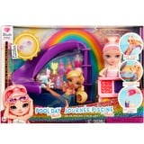 MGA Entertainment Rainbow High Little Pool Day with Blush Playset, Spil figur Rainbow High Little Pool Day with Blush Playset, Mode dukke, Hunstik, 4 År, 140 mm, Flerfarvet