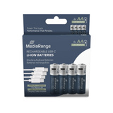 MediaRange USB-C Li-Ion batteri, Mignon AA I 1.5V | 1400 mAh, pakke med 4 