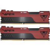 Patriot PVE2464G400C0K, Hukommelse Sort/Rød