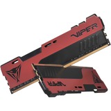 Patriot PVE2464G400C0K, Hukommelse Sort/Rød
