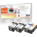 Peach PI200-778 blækpatron 3 stk Kompatibel Standard udbytte Blå, Magenta, Gul Standard udbytte, 7,6 ml, 8,6 ml, 250 Sider, 3 stk, Multipakke
