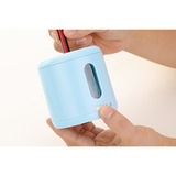 Peach PO112 Elektrisk blyantspidser Blå, Spitzer Lyseblå, Elektrisk blyantspidser, Blå, Batteri, AA, 1 stk