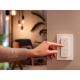 Philips Hue Dimmer switch Hvid, Philips Dimmer switch, Trådløs, ZigBee, Hvid, Fritstående, Knapper, Indendørs