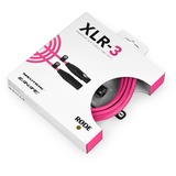 Rode Microphones XLR3M-P, Kabel Pink