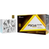 Seasonic FOCUS-GX-850-V4-WHITE, PC strømforsyning Hvid