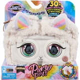 Spin Master Llamalush Interactive Pet and Handbag with over 30 Sounds and Reactions, Taske Hvid, Purse Pets Llamalush Interactive Pet and Handbag with over 30 Sounds and Reactions, Dreng/Pige, Skuldertaske, Lynlås, Vietnam, Hvid, Billede