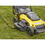Stanley Batteridrevet plæneklipper (SFMCMW2651M-QW), 36 Volt (2x18V) Sort/Gul