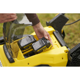 Stanley Batteridrevet plæneklipper (SFMCMW2651M-QW), 36 Volt (2x18V) Sort/Gul