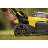 Stanley Batteridrevet plæneklipper (SFMCMW2651M-QW), 36 Volt (2x18V) Sort/Gul