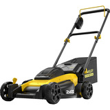 Stanley Batteridrevet plæneklipper (SFMCMW2651M-QW), 36 Volt (2x18V) Sort/Gul