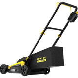 Stanley Batteridrevet plæneklipper (SFMCMW2651M-QW), 36 Volt (2x18V) Sort/Gul