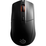 SteelSeries Rival 3 Wireless mus Højre hånd RF trådløs + Bluetooth Optisk 18000 dpi, Gaming mus Sort, Højre hånd, Optisk, RF trådløs + Bluetooth, 18000 dpi, 1 ms, Sort