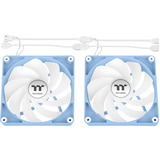 Thermaltake CT120 Reverse ARGB Sync PC Cooling Fan Hydrangea Blue, Sag fan Lyseblå
