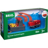 BRIO 7312350332131 Legetøjstoge, Spil køretøj Rød, Dreng/Pige, 3 År, Fjernbetjent, AA, Sort, Grå, Rød, Gul