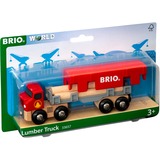 BRIO 7312350336573 Skalamodeller, Spil køretøj Rød, 7312350336573, Trælast bilmodel, Formonterede, Dreng/Pige, 6 stk, 0,3 År, 99 År