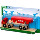 BRIO 7312350336573 Skalamodeller, Spil køretøj Rød, 7312350336573, Trælast bilmodel, Formonterede, Dreng/Pige, 6 stk, 0,3 År, 99 År