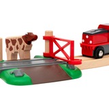 BRIO 7312350339840 spor til legetøjsbil Plast, Træ, Tog Dreng/Pige, 3 År, Køretøj inkluderet, AA, Plast, Træ, Flerfarvet