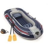 Bestway 61068 oppustelig båd 3 person(er) Rejse/fritid Flåde, Gummibåd Orange/Sort, Rejse/fritid, Flåde, Blå, Grå, Vinyl, 3 person(er), 225 kg