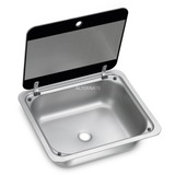 Dometic Vask rustfrit stål/Sort