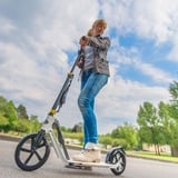 HUDORA 14236 løbehjul Voksne Sort, Hvid, Scooter Hvid/Sort, Voksne, Sort, Hvid, Asfalt, 120 kg, 2 hjul, Polyurethan