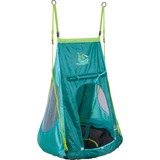 HUDORA 72152 baby skyggetelt Grøn, Gynge Turkis, Grøn, Dreng, Monoton, Kartonmønster, 900 mm, 900 mm