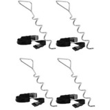 HUDORA Trampoline anchors Trampolin ankersæt, Mount Trampolin ankersæt, Stål, Sort, Sølv