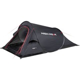 High Peak Campo Sort Tunneltelt Sort, Camping, Tunneltelt, 1,41 kg, Sort