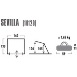 High Peak Sevilla, Telt Blå/grå