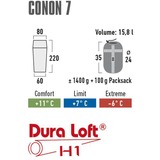 High Peak Sovepose Conon 7 Lys grå