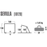High Peak Strandmuschel Sevilla, Telt Blå/grå