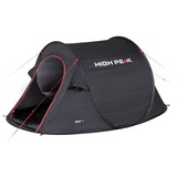 High Peak Vision 2 Sort Tunneltelt Sort, Camping, Tunneltelt, 1,86 kg, Sort