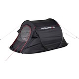 High Peak Vision 2 Sort Tunneltelt Sort, Camping, Tunneltelt, 1,86 kg, Sort