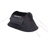 High Peak Vision 2 Sort Tunneltelt Sort, Camping, Tunneltelt, 1,86 kg, Sort