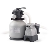 Intex Sandfilterpumpe SF80220-1 128646 op til 36.000 liter, Vandfilter grå, Krystal Clear