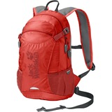 Jack Wolfskin Velocity 12 Unisex 12 L Polyamid, Polyester Rød, Rygsæk Rød/grå, Top, Rammeløs, Rygpolstring, Polyamid, Polyester, Rød, Unisex