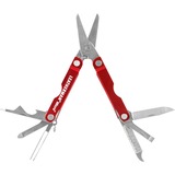 Leatherman Micra multiværktøj - tang Lomme størrelse 10 værktøjer Rød, Multi værktøj Sølv/Rød, Rustfrit stål, Rød, 6,5 cm, 51 g, 4,06 cm