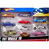 Mattel 10 Legetøjsbiler, Spil køretøj Køretøjssæt, 3 År, Metal, Forskellige farver