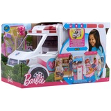 Mattel Barbie 2 i 1 ambulance klinik , Spil køretøj Barbie Care Clinic bil FRM19