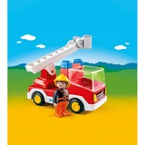 PLAYMOBIL Playmobil 1.2.3  brandbil med stige, Bygge legetøj Action/Eventyr, 1,5 År, Dreng/Pige, Flerfarvet, Plastik, 1 pcs - 6967