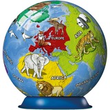 Ravensburger Globe 3D puslespil 72 stk Globus 72 stk, Globus, 6 År