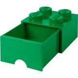 Room Copenhagen 4-Stud Storage Brick DrawerDark Green Legetøjsopbevaringsboks Fritstående Grøn Grøn, Legetøjsopbevaringsboks, Grøn, Fritstående, Monokromatisk, Rektangulær, Polypropylen (PP)