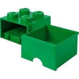 Room Copenhagen 4-Stud Storage Brick DrawerDark Green Legetøjsopbevaringsboks Fritstående Grøn Grøn, Legetøjsopbevaringsboks, Grøn, Fritstående, Monokromatisk, Rektangulær, Polypropylen (PP)