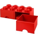 Room Copenhagen 8-Stud Storage Brick 2 DrawersRed Legetøjsopbevaringsboks Fritstående Rød Rød, Legetøjsopbevaringsboks, Rød, Fritstående, Monokromatisk, Rektangulær, Polypropylen (PP)