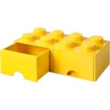 Room Copenhagen Brick Drawer (8 Knobs)Bright Yellow Legetøjsopbevaringsboks Fritstående Gul Gul, Legetøjsopbevaringsboks, Gul, Fritstående, Monokromatisk, Rektangulær, Polypropylen (PP)