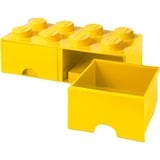 Room Copenhagen Brick Drawer (8 Knobs)Bright Yellow Legetøjsopbevaringsboks Fritstående Gul Gul, Legetøjsopbevaringsboks, Gul, Fritstående, Monokromatisk, Rektangulær, Polypropylen (PP)