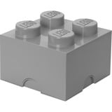 Room Copenhagen Desk Brick Drawer 4 KnobGrey Legetøjsopbevaringsboks Fritstående Grå grå, Legetøjsopbevaringsboks, Grå, Fritstående, Monokromatisk, Rektangulær, Polypropylen (PP)
