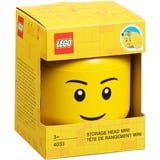 Room Copenhagen LEGO Storage Head "Boy", mini, Opbevaringsboks Gul